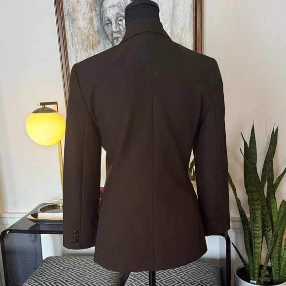 United Colors Of Benetton Dark Brown Women's Blazer - Picture 5 of 9